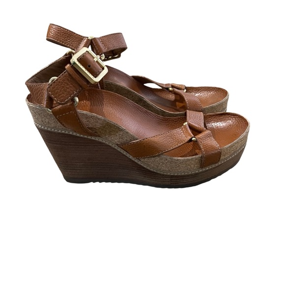 Tory Burch EUC wedge sandal size 9.5 - Picture 10 of 16